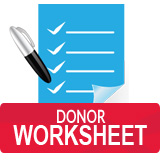 Donor Worksheet